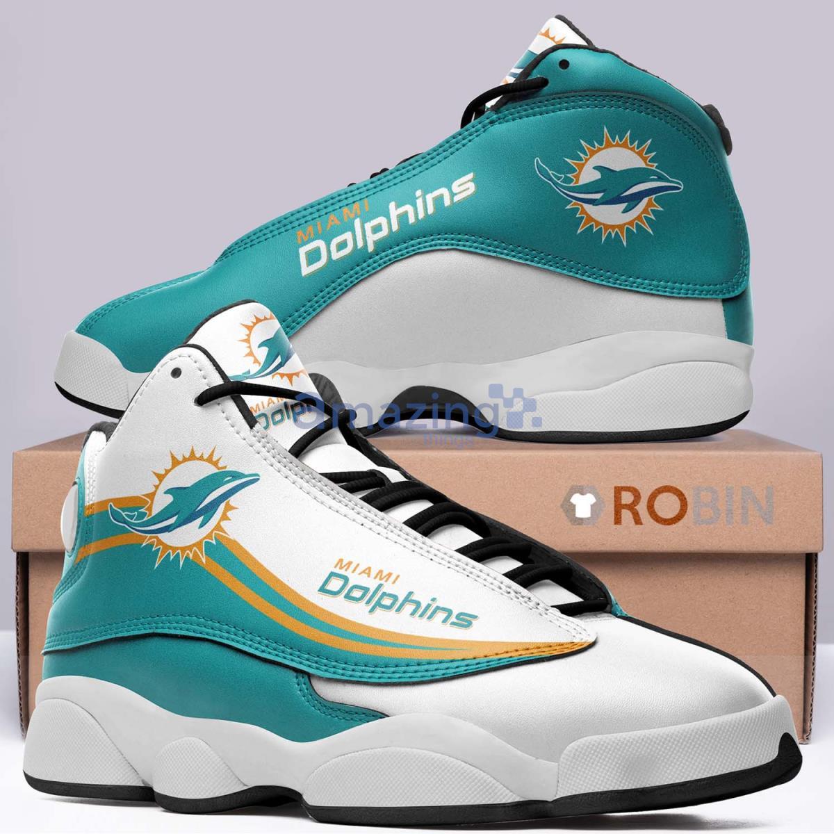 Nfl Miami Dolphins Men's And Women's Air Jordan 13 Shoes