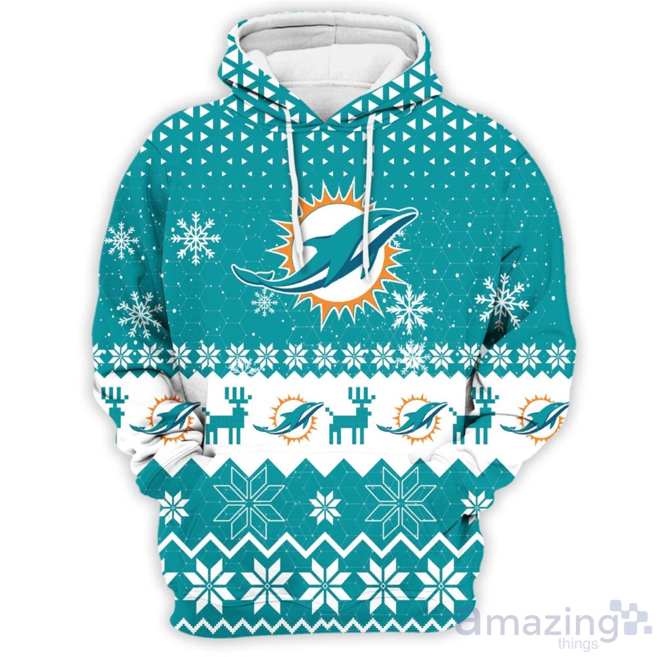 Miami Dolphins Sport Fans 3D Sweater Christmas Gift