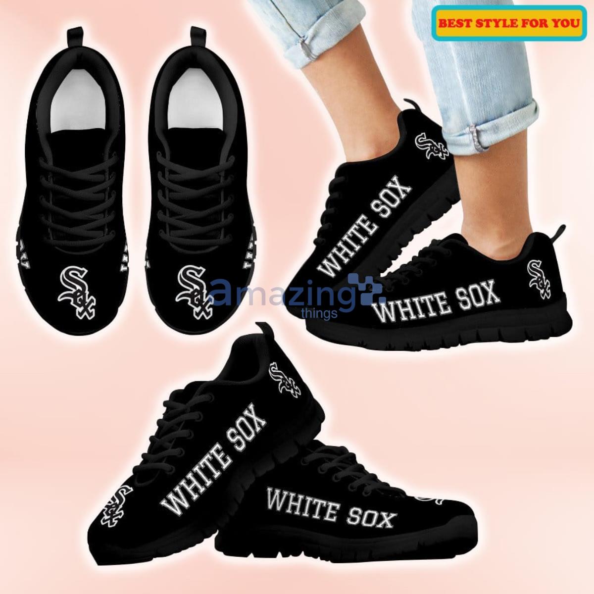 MLB Chicago White Sox Casual Sneakers For Sport Fans image MLB Chicago White Sox Casual Sneakers For Sport Fans Product Photo 2