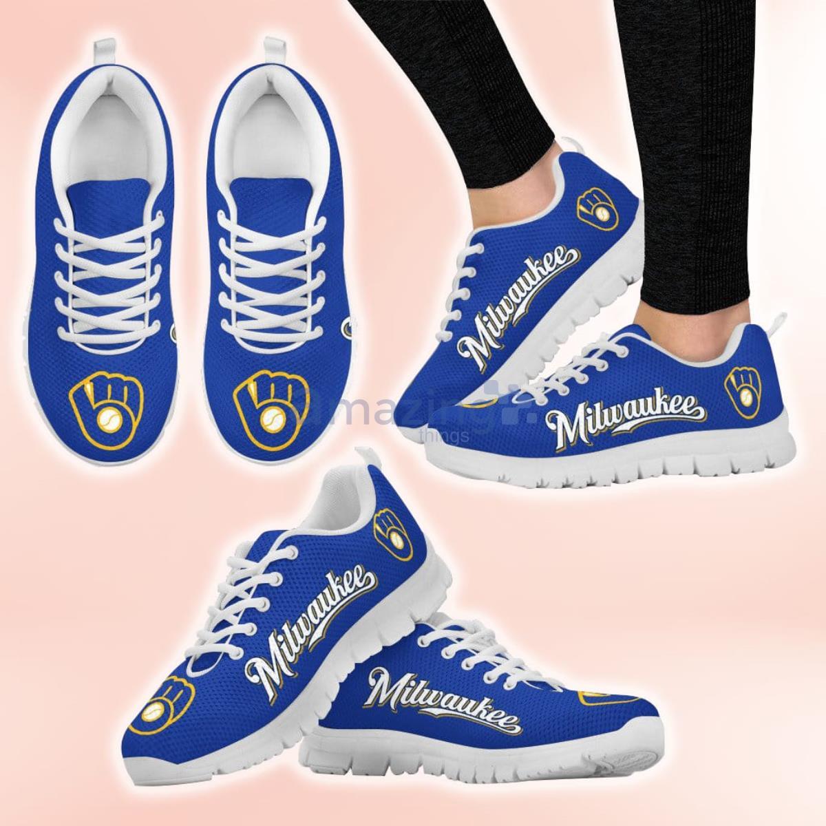 Milwaukee Brewers Sneakers Shoes Men Women Unisex Sizes