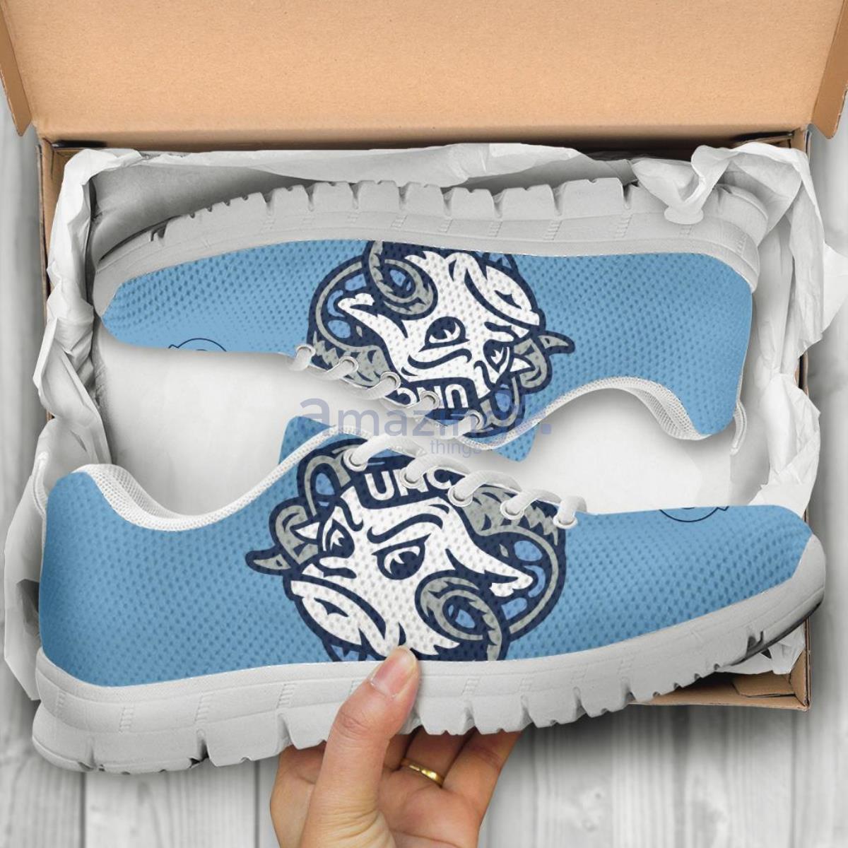 NCAA North Carolina Tar Heels Casual Sneakers For Men Women Fans image NCAA North Carolina Tar Heels Casual Sneakers For Men Women Fans Product Photo 3