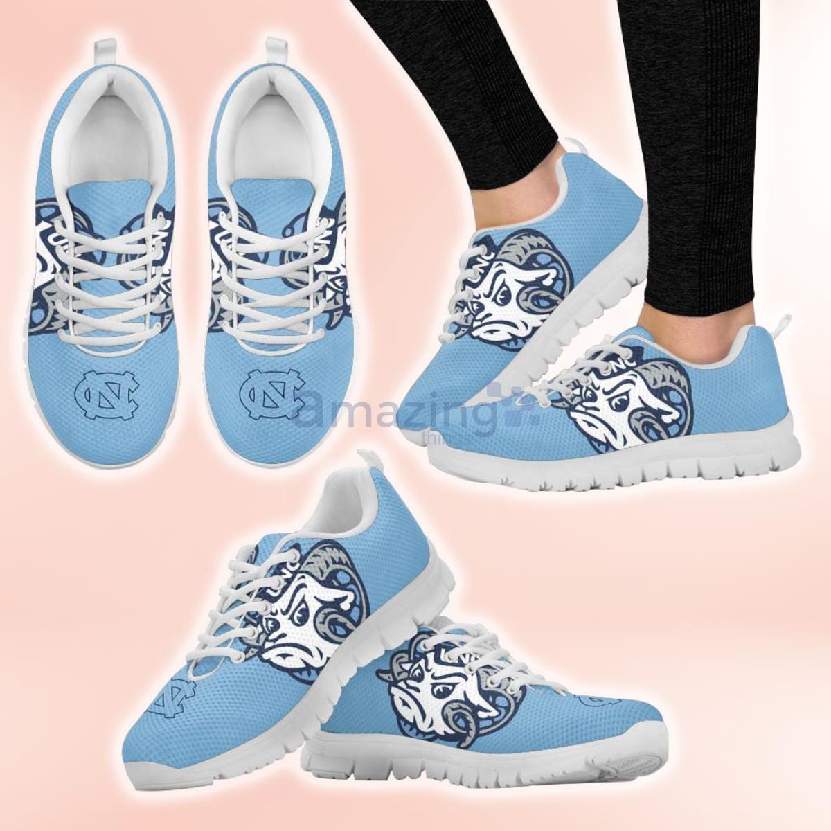 NCAA North Carolina Tar Heels Casual Sneakers For Men Women Fans image NCAA North Carolina Tar Heels Casual Sneakers For Men Women Fans Product Photo 4