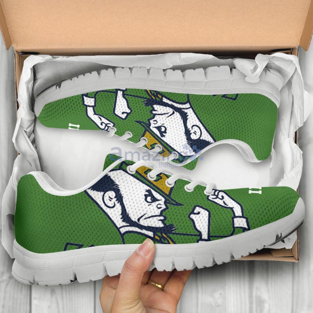NCAA Notre Dame Fighting Irish Casual Sneakers For Sport Fans image NCAA Notre Dame Fighting Irish Casual Sneakers For Sport Fans Product Photo 3