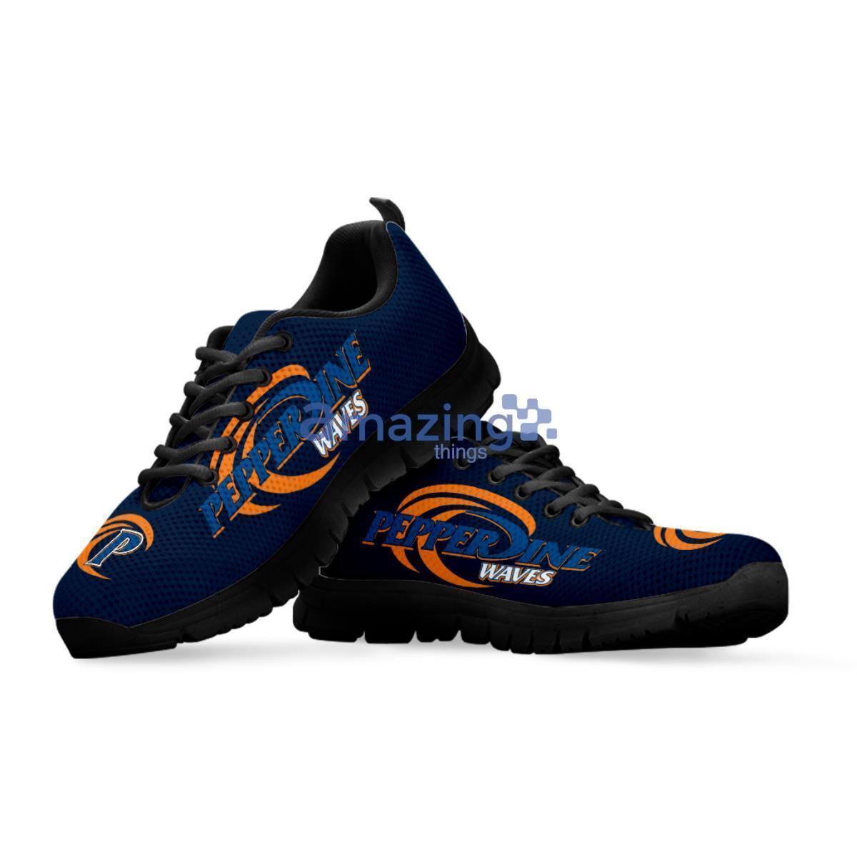NCAA Pepperdine Waves Casual Running Sneakers For Sport Fans Product Photo 1