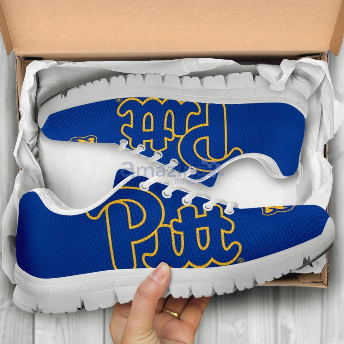 NCAA Pittsburgh Panthers Casual Sneakers For Men Women Fans image NCAA Pittsburgh Panthers Casual Sneakers For Men Women Fans Product Photo 3