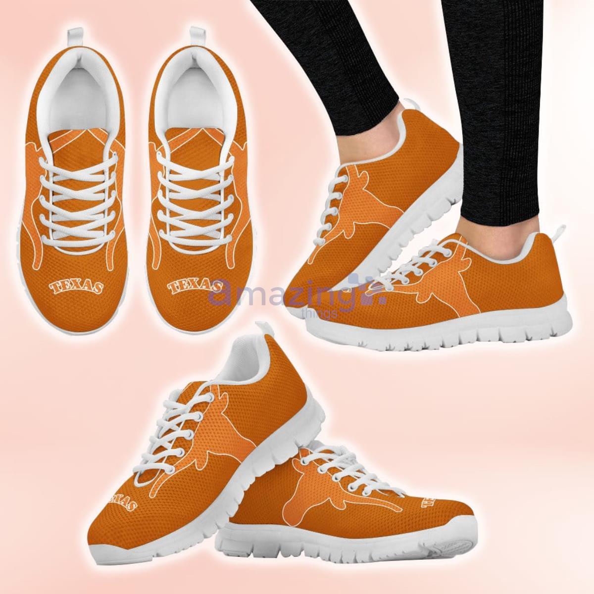 NCAA Texas Longhorns Casual Sneakers For Sport Fans image NCAA Texas Longhorns Casual Sneakers For Sport Fans Product Photo 2