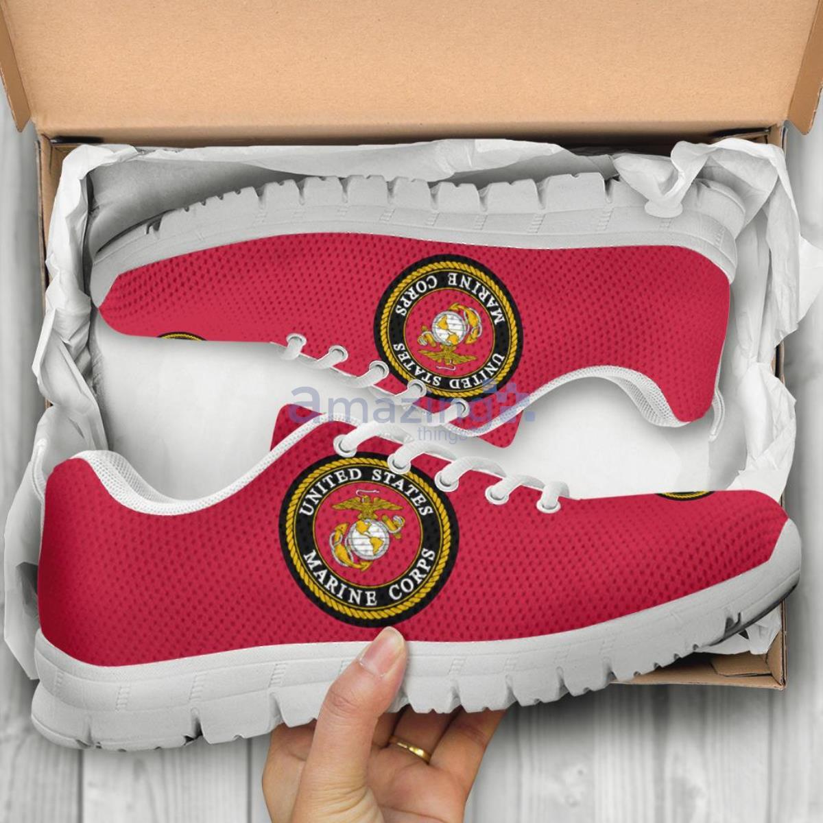 NCAA United States Marine Corps Casual Sneakers For Sport Fans image NCAA United States Marine Corps Casual Sneakers For Sport Fans Product Photo 2