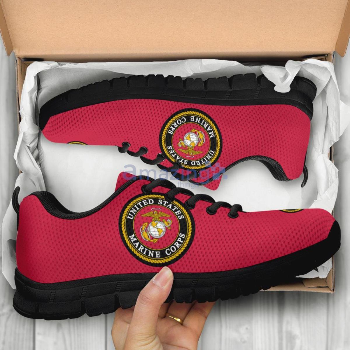 NCAA United States Marine Corps Casual Sneakers For Sport Fans image NCAA United States Marine Corps Casual Sneakers For Sport Fans Product Photo 4