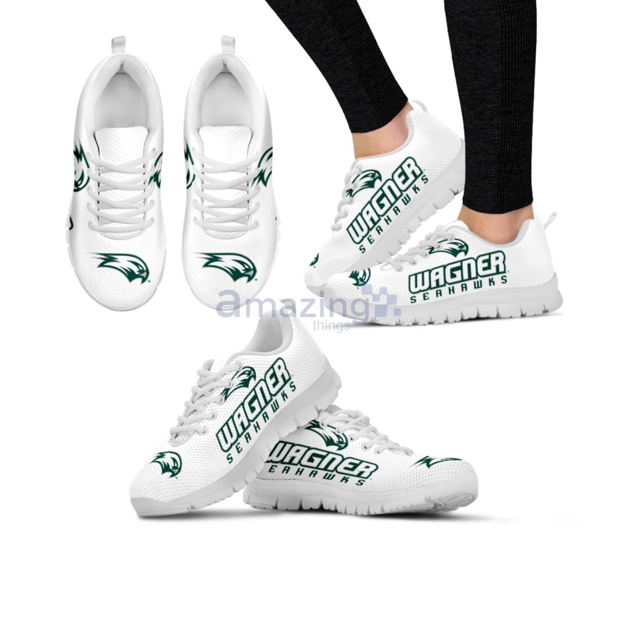 NCAA Wagner Seahawks Casual Sneakers For Sport Fans image NCAA Wagner Seahawks Casual Sneakers For Sport Fans Product Photo 2
