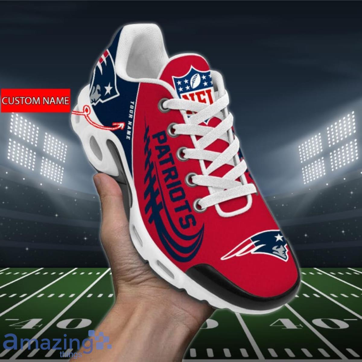 New England Patriots Shoes Custom High Top Sneakers For Fans