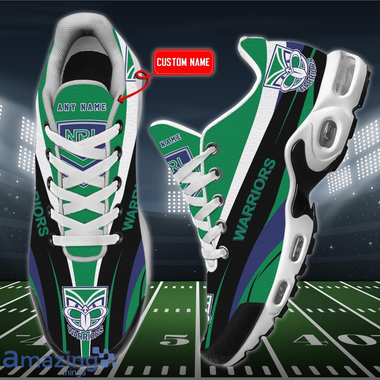 New Zealand Warriors Premium Air Cushion Sport Shoes Custom Name image New Zealand Warriors Premium Air Cushion Sport Shoes Custom Name Product Photo 2