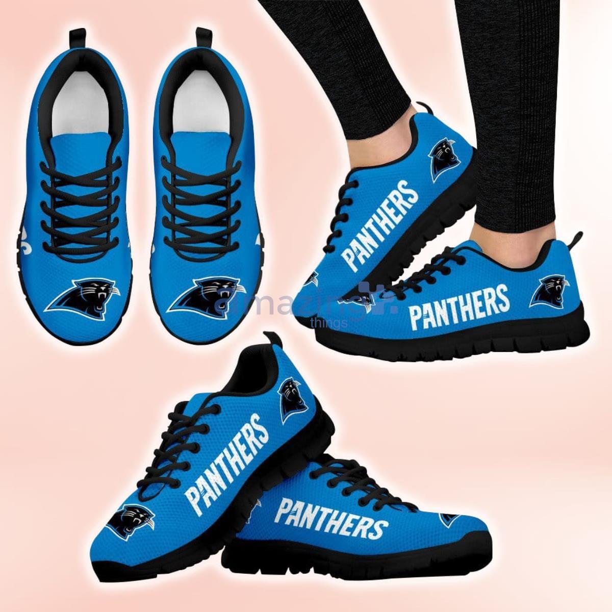 NFL Carolina Panthers Casual Sneakers For Men Women Fans Product Photo 1