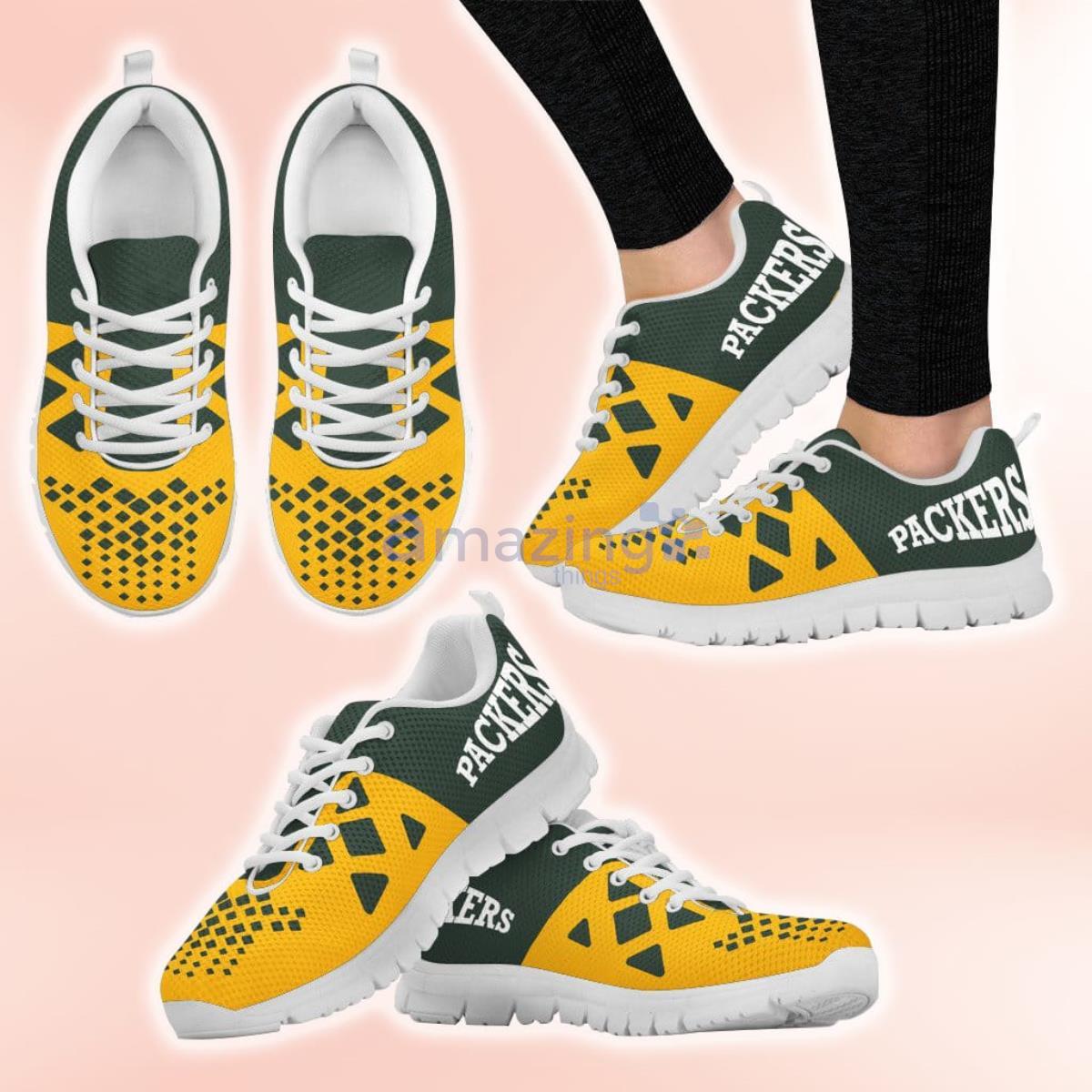 Green Bay Packers High Top Shoes Casual Sneakers For Fans