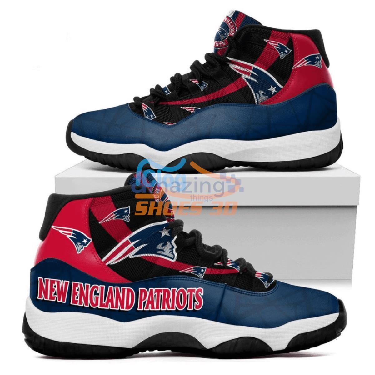 New England Patriots Air Jordan 11 Shoes