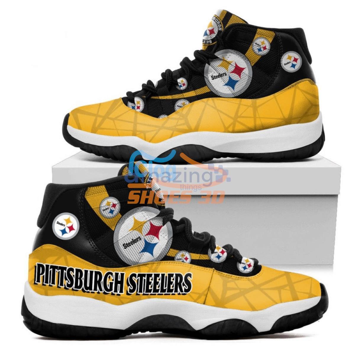 Pittsburgh Steelers Impressive Design Air Jordan 11 Shoes For Men Women