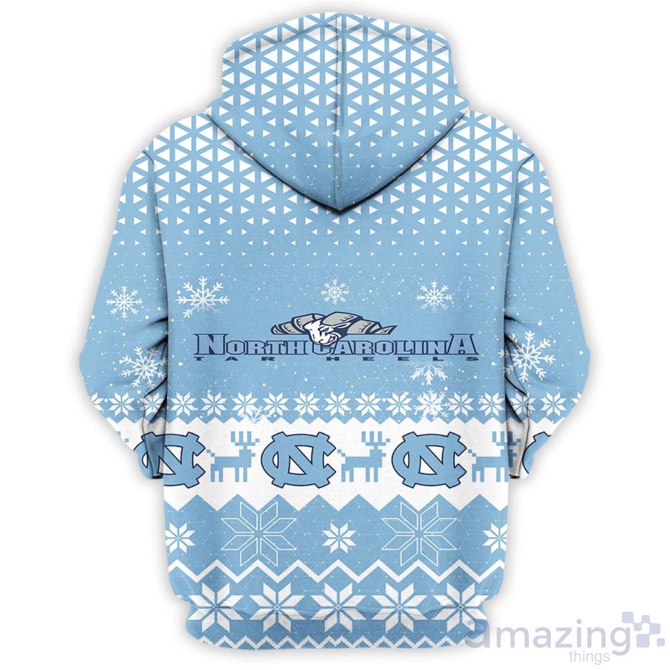 North Carolina Tar Heels Sports 3D Hoodie Christmas Sweater