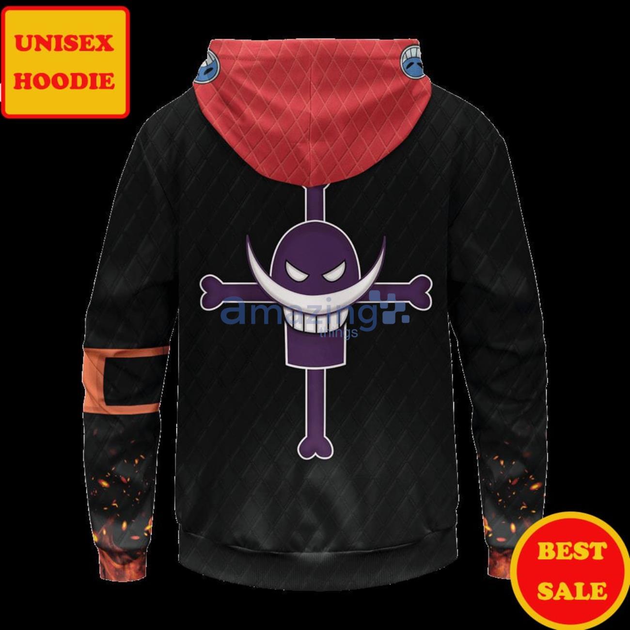 One Piece 3D Hoodie Portgas D. Ace Costume Black Anime 3D Hoodie image One Piece 3D Hoodie Portgas D. Ace Costume Black Anime 3D Hoodie Product Photo 5