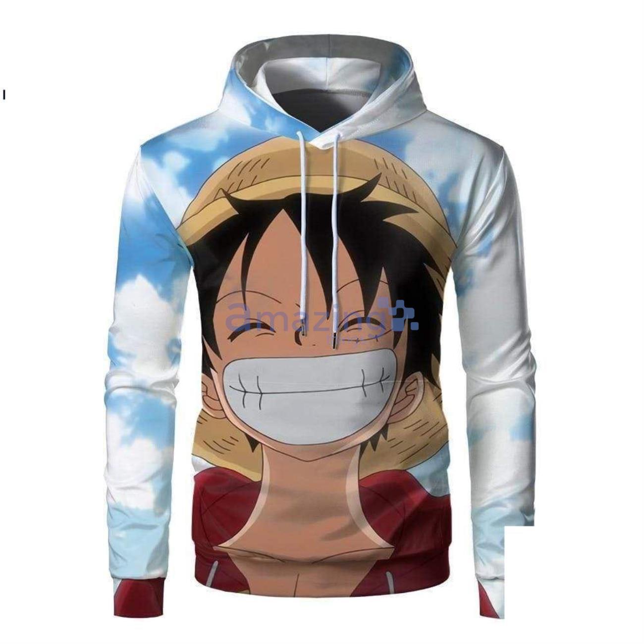 One Piece Sweatshirt The Smile Of Monkey D Luffy Anime 3D Hoodie Product Photo 1