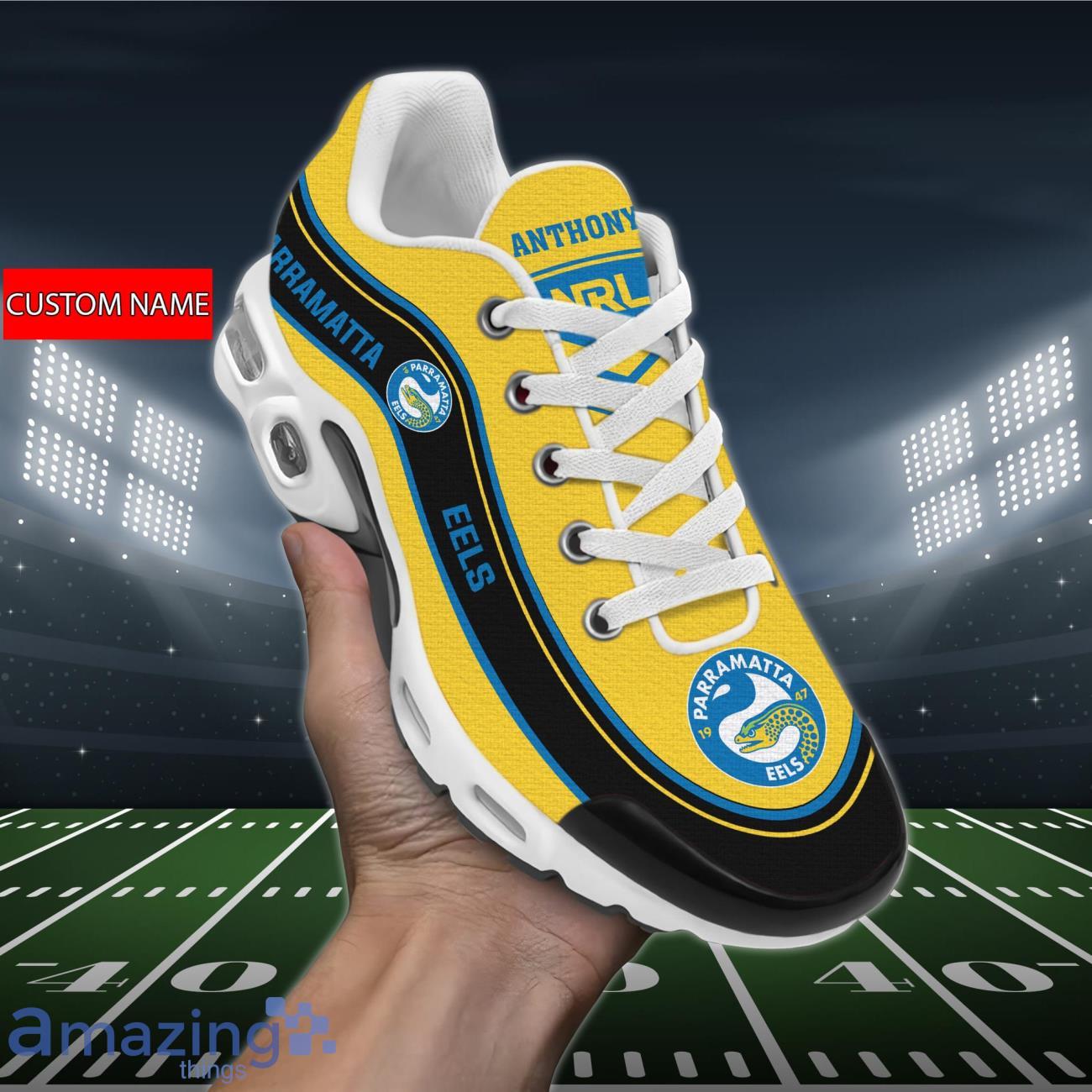 Parramatta Eels Air Cushion Sports Shoes Custom Name For Fans Product Photo 1