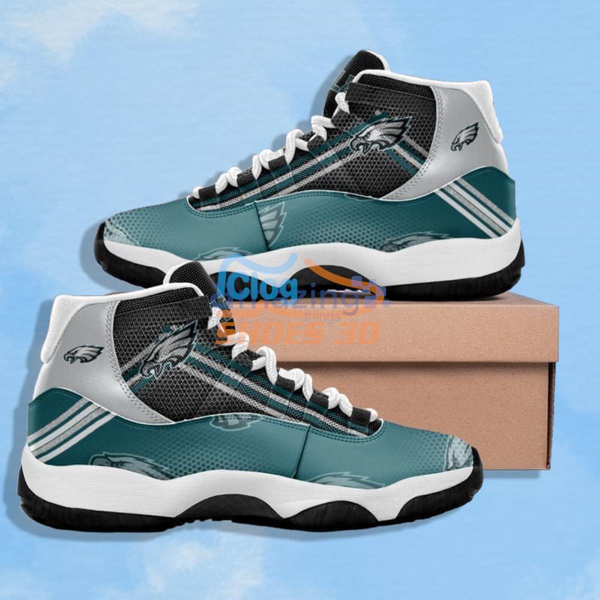 Philadelphia Eagles Impressive Design Air Jordan 11 Shoes For Fans Product Photo 1