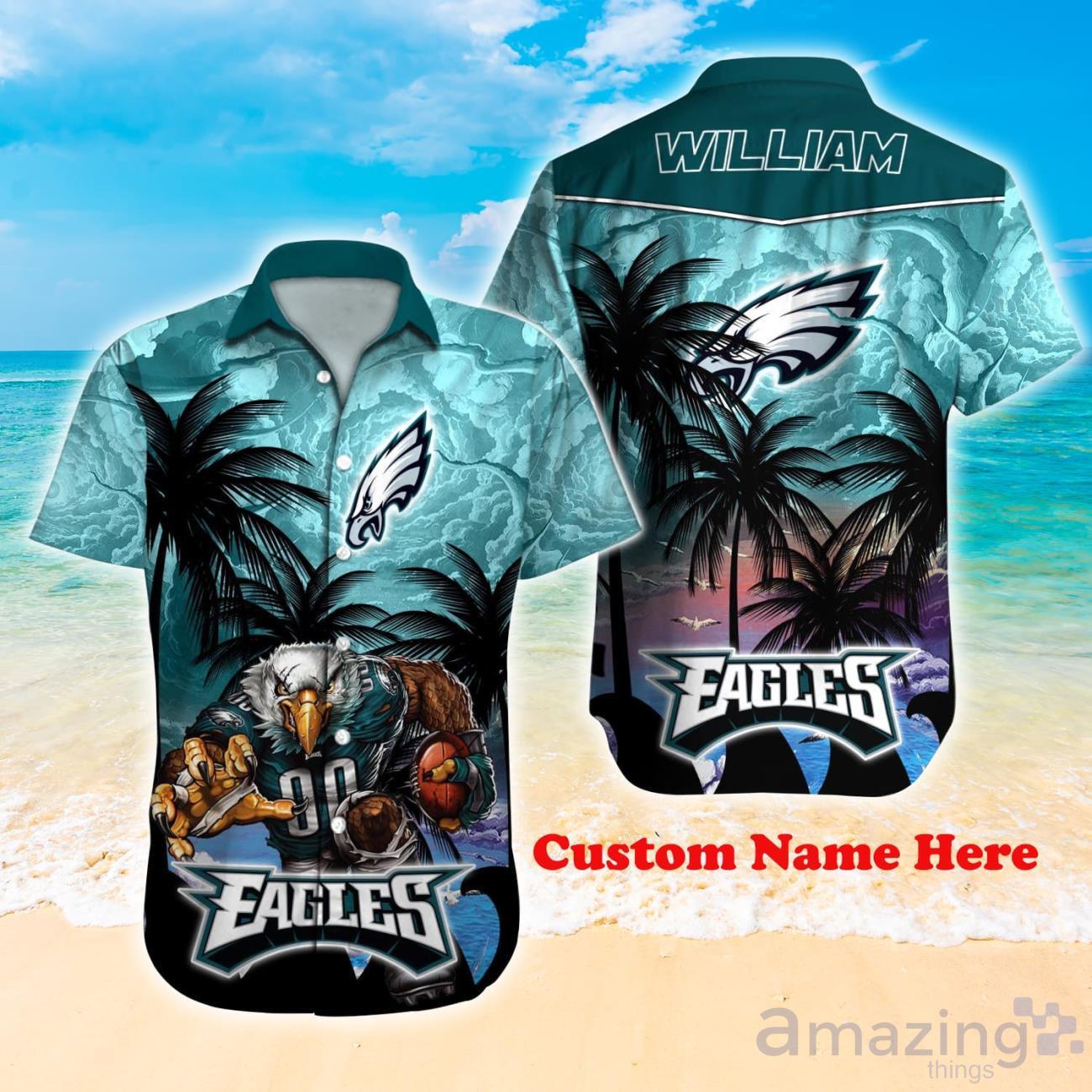 Philadelphia Eagles NFL Custom Name Hawaiin Shirt Best Design For Fans