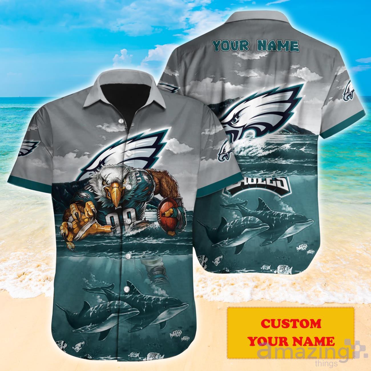 Philadelphia Eagles NFL Personalized Hawaiian Shirt Gift For Men Women Fans