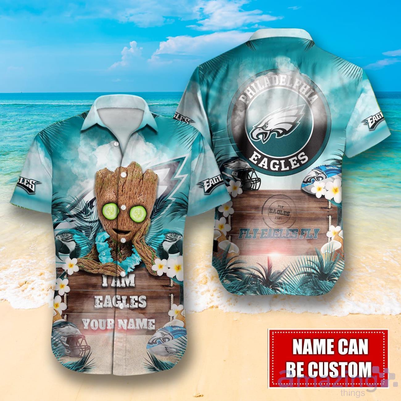 Philadelphia Eagles NFL Personalized Hawaiian Shirt Unique Gift