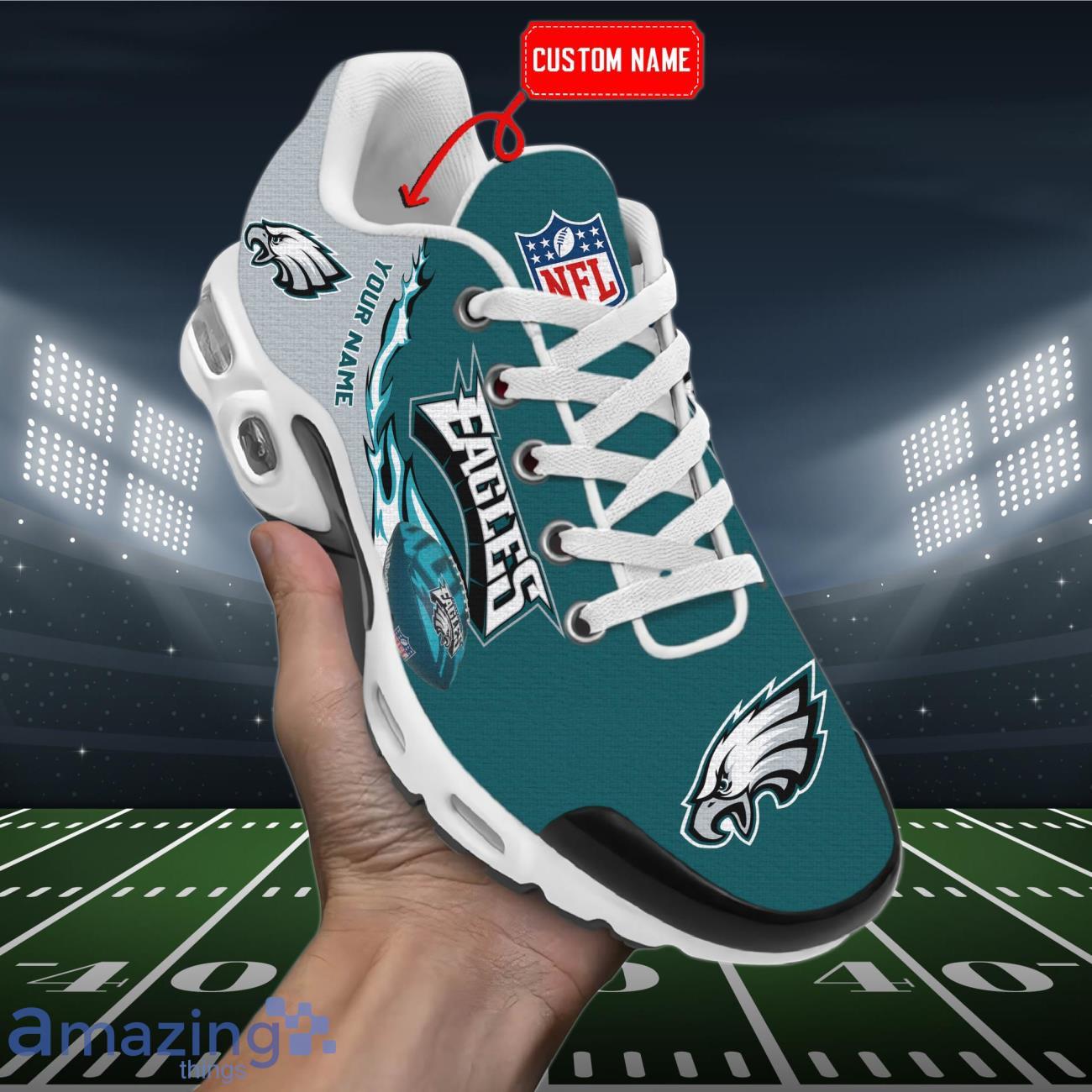 Philadelphia Eagles NFL Premium Air Cushion Sports Shoes Custom Name For  Men Women