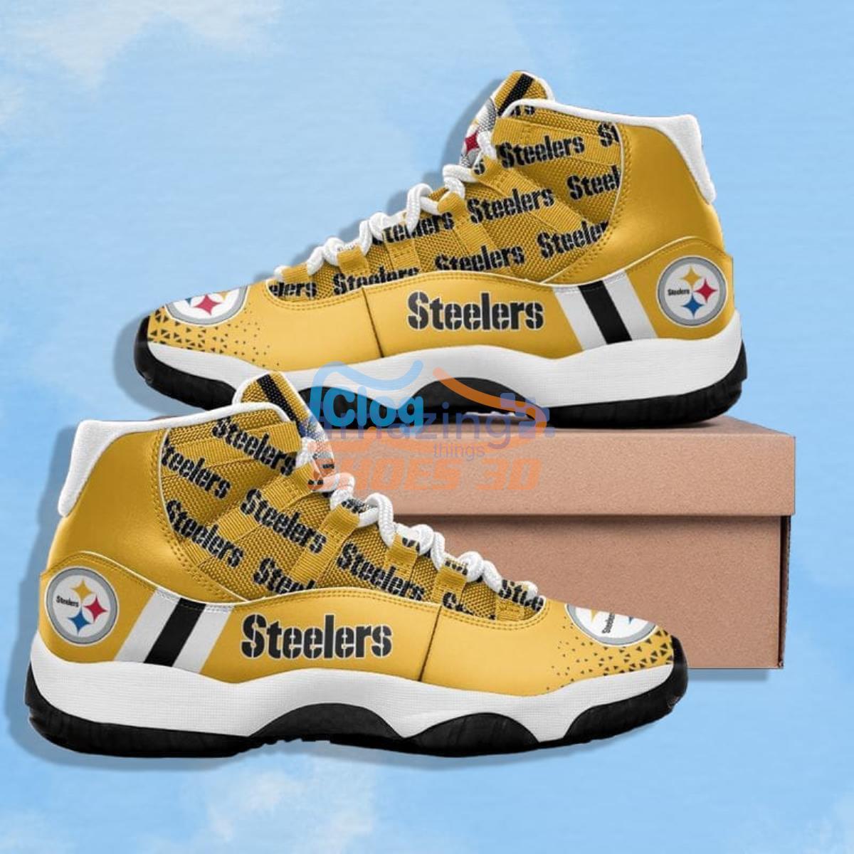 Pittsburgh Steelers Football Team Air Jordan 11 Sneakers For Men Women Fans  - Freedomdesign