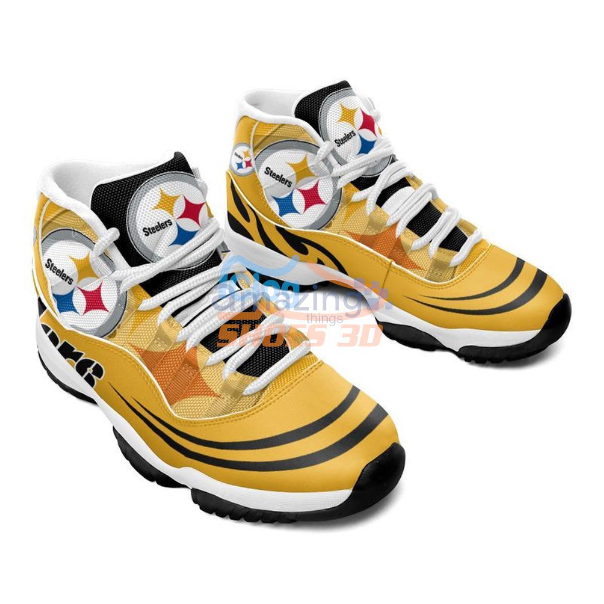 Pittsburgh Steelers NFL Air Jordan 11 Sneakers Shoes Gift For Fans -  Banantees