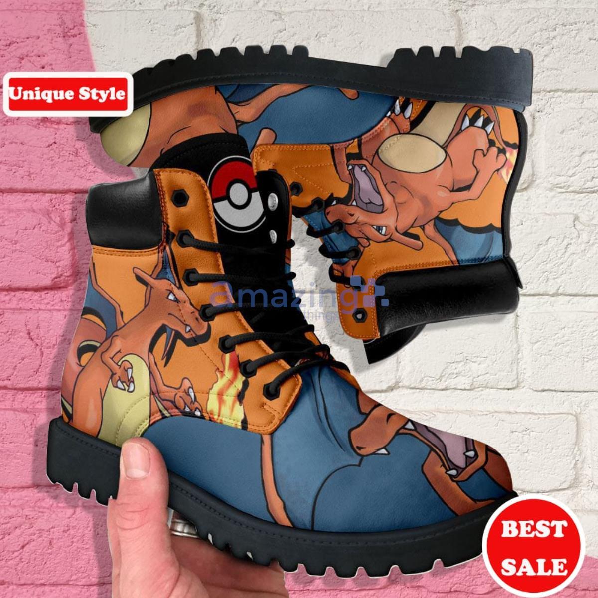 Charizard Pokemon Anime Custom Air Jordan Low Top Shoes