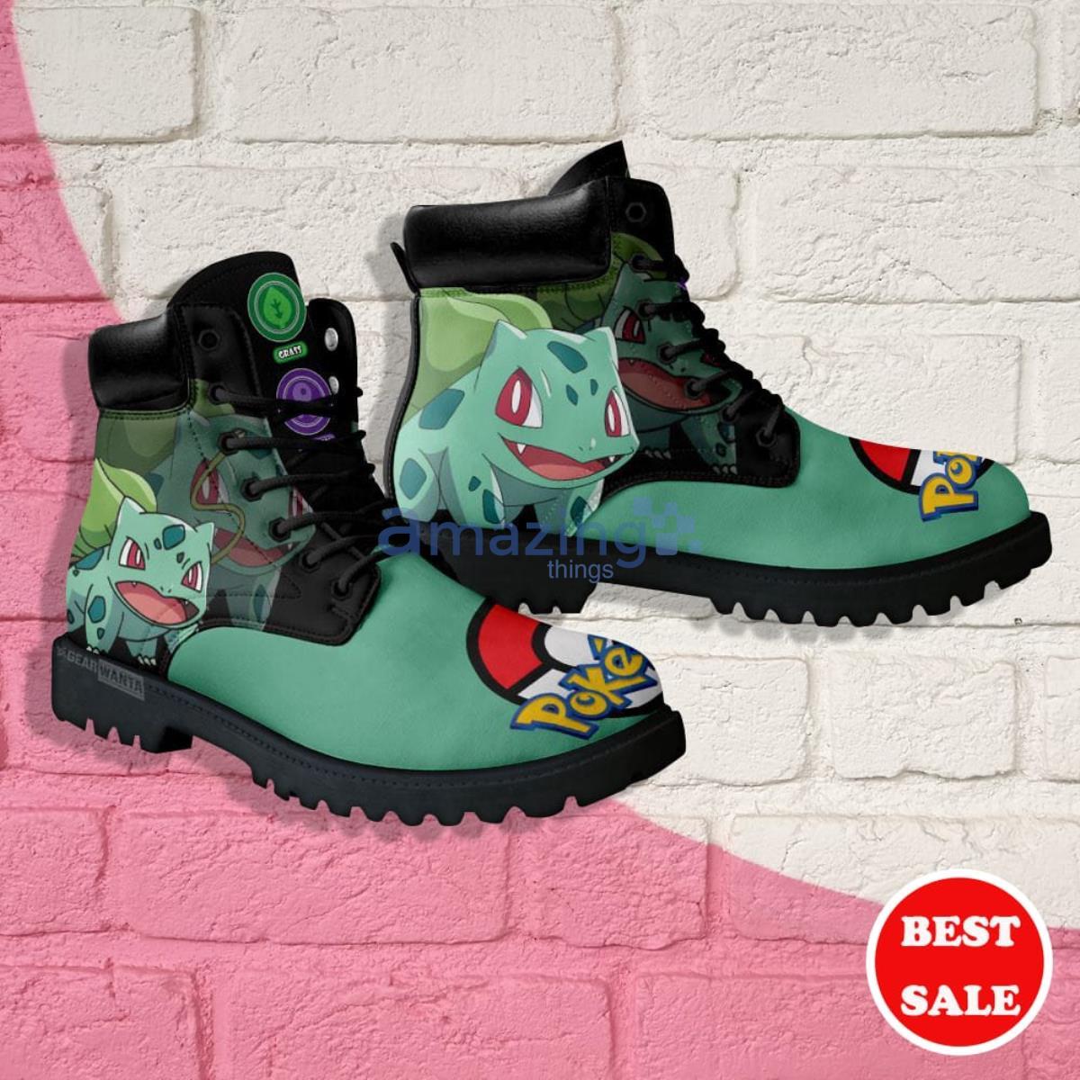 Pokemon Anime Pokemon Anime Bulbasaur Leather Boots Casual Shoes image Pokemon Anime Pokemon Anime Bulbasaur Leather Boots Casual Shoes Product Photo 2
