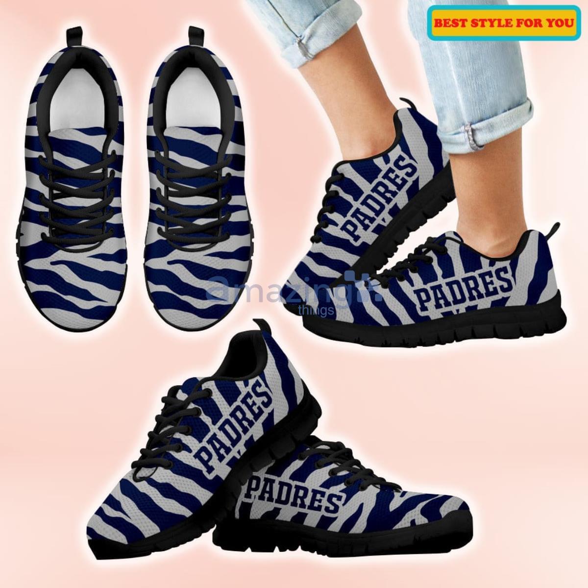 San Diego Padres Tiger Skin Stripes Pattern Printed Casual Sneakers For Sport Fans Product Photo 1 San Diego Padres Tiger Skin Stripes Pattern Printed Casual Sneakers For Sport Fans Product Photo 1