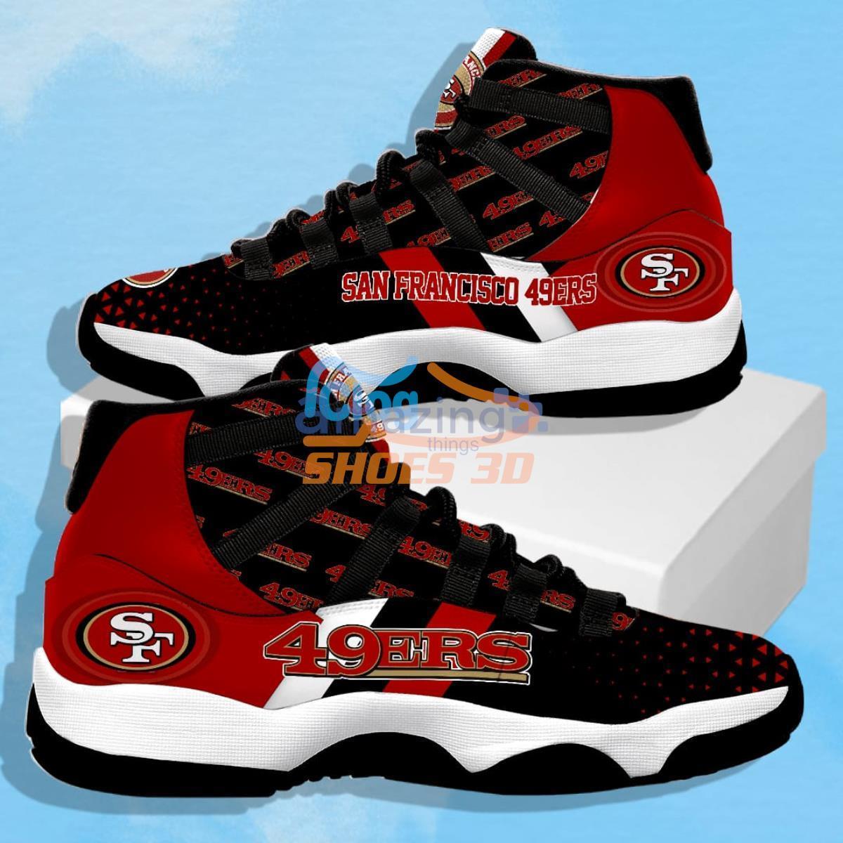 San Francisco 49ers Impressive Design Air Jordan 11 Shoes Product Photo 1