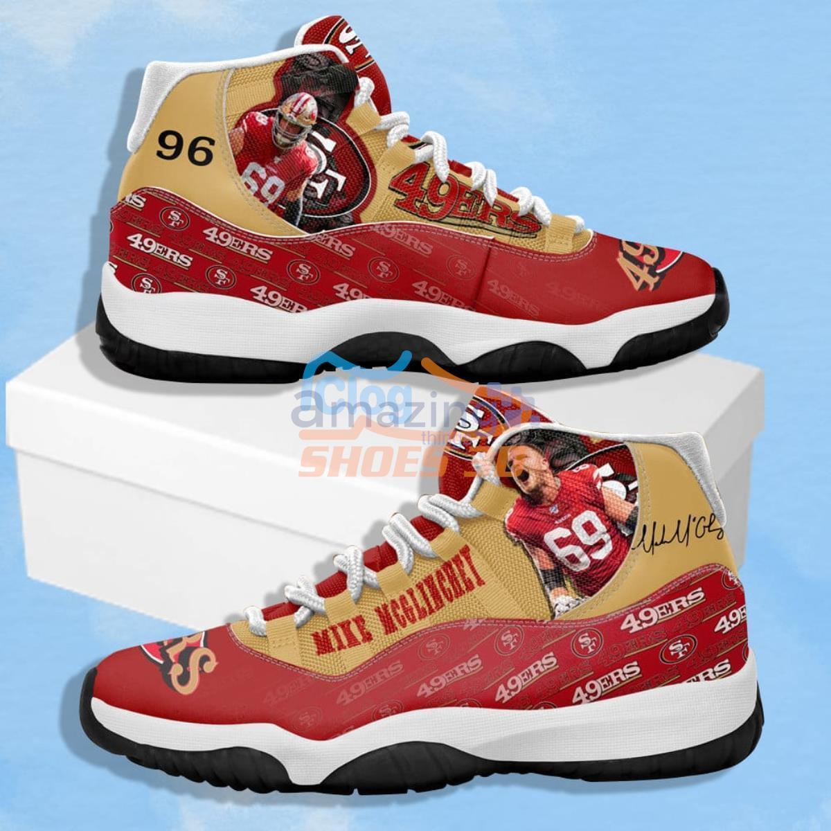 San Francisco 49ers - Mike McGlinchey Impressive Design Air Jordan