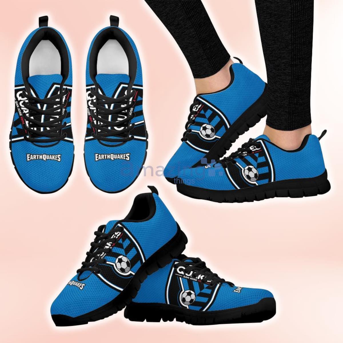 San Jose Earthquakes Casual Sneakers For Sport Fans Product Photo 1