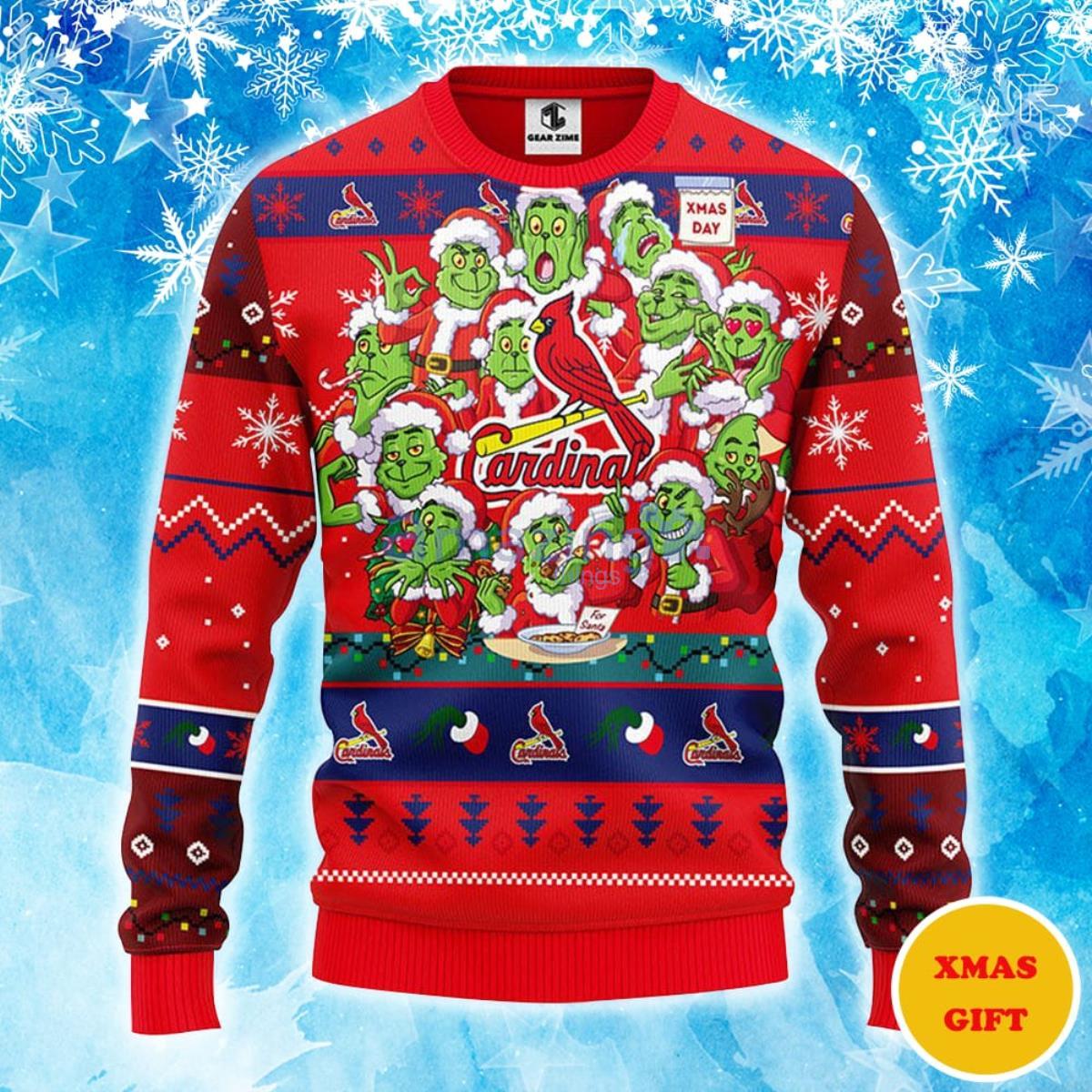 Buffalo Bills Ugly Christmas Sweater Cardinal Red