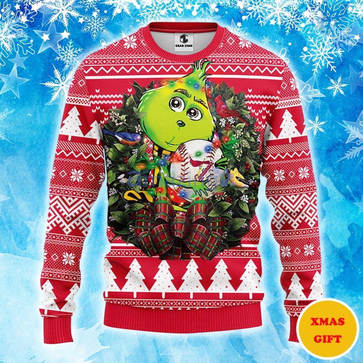 Dallas Cowboys Grinch Christmas AOP Sweater For Men Women