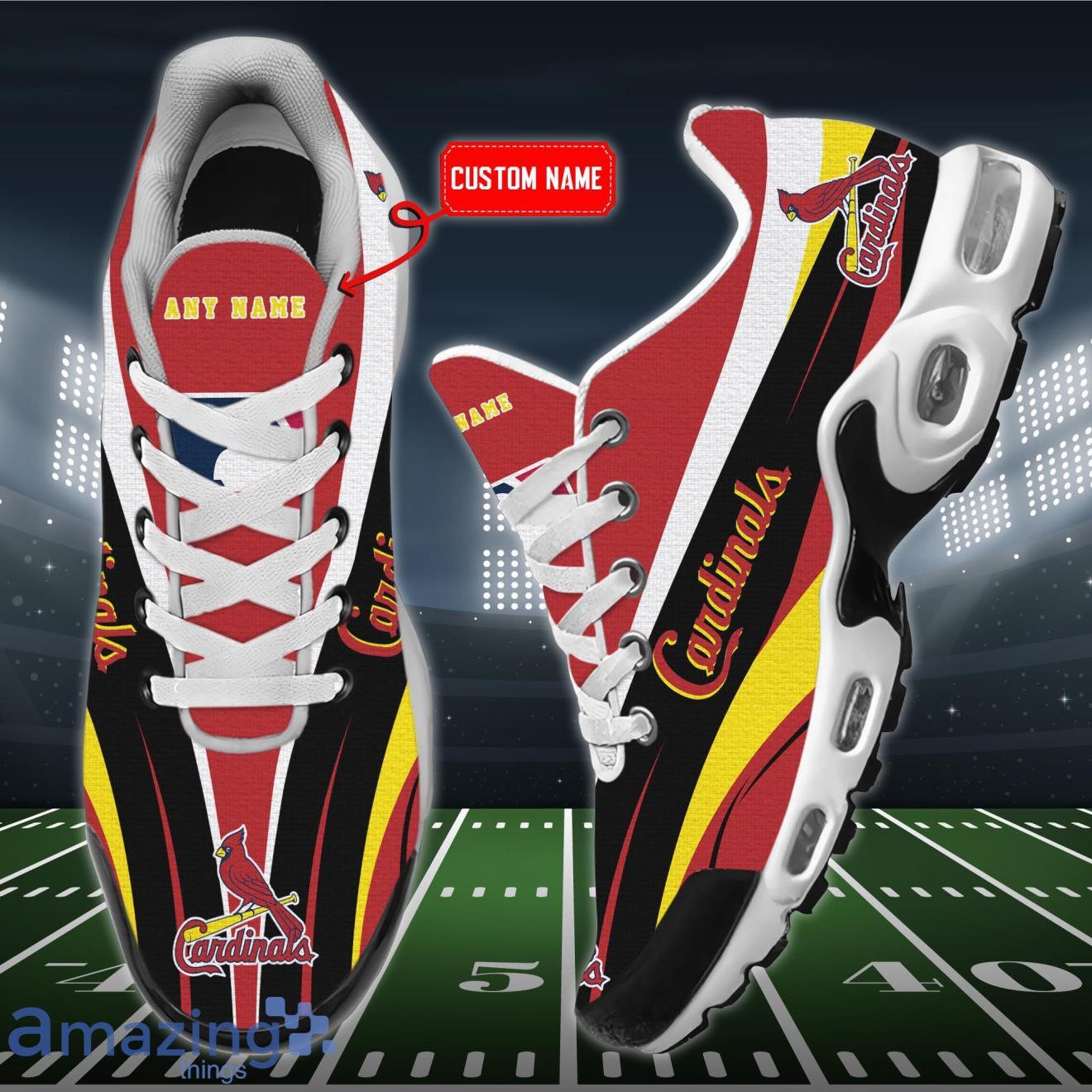 St Louis Cardinals MLB Premium Air Cushion Sport Shoes Custom Name Product Photo 2