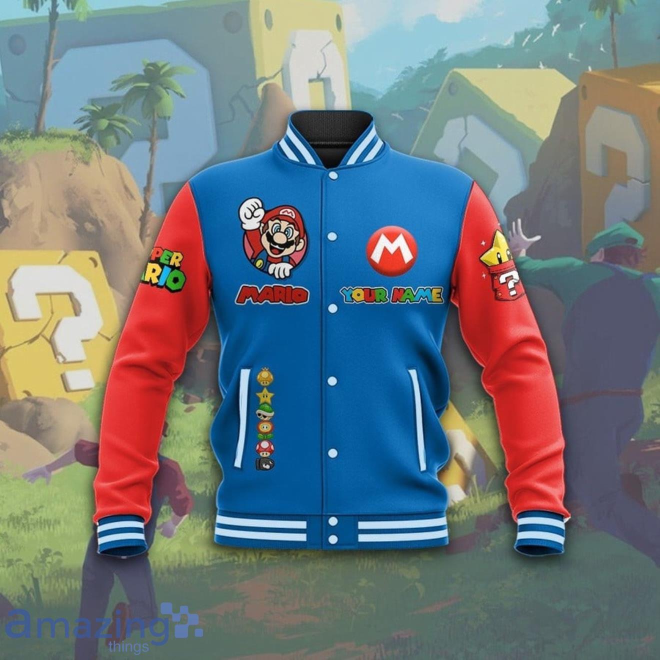 Bowser Baseball Jacket Bowser Jacket Men Personalized 