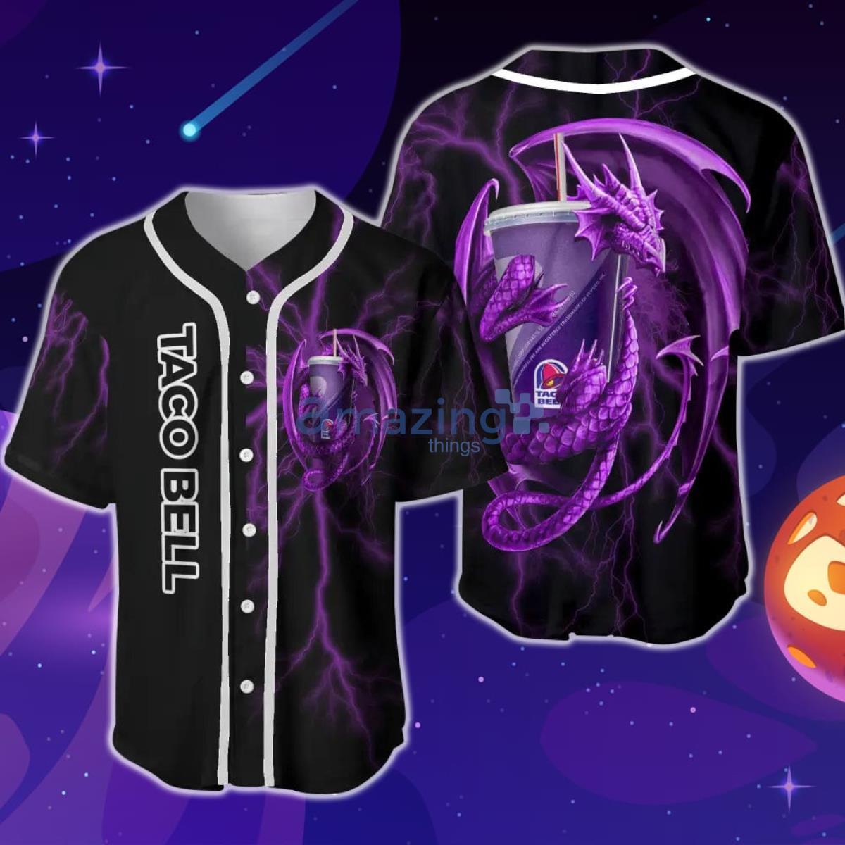 Taco Bell Dragon Thunder Baseball Jersey Product Photo 1