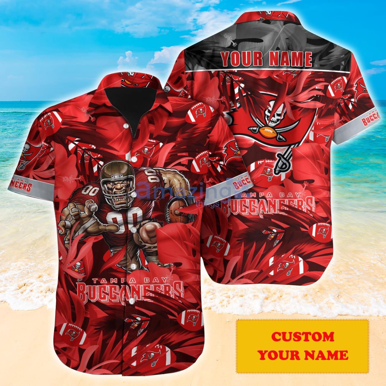 Tampa Bay Buccaneers NFL Personalized Hawaiian Shirt Gift For Men Women Fans