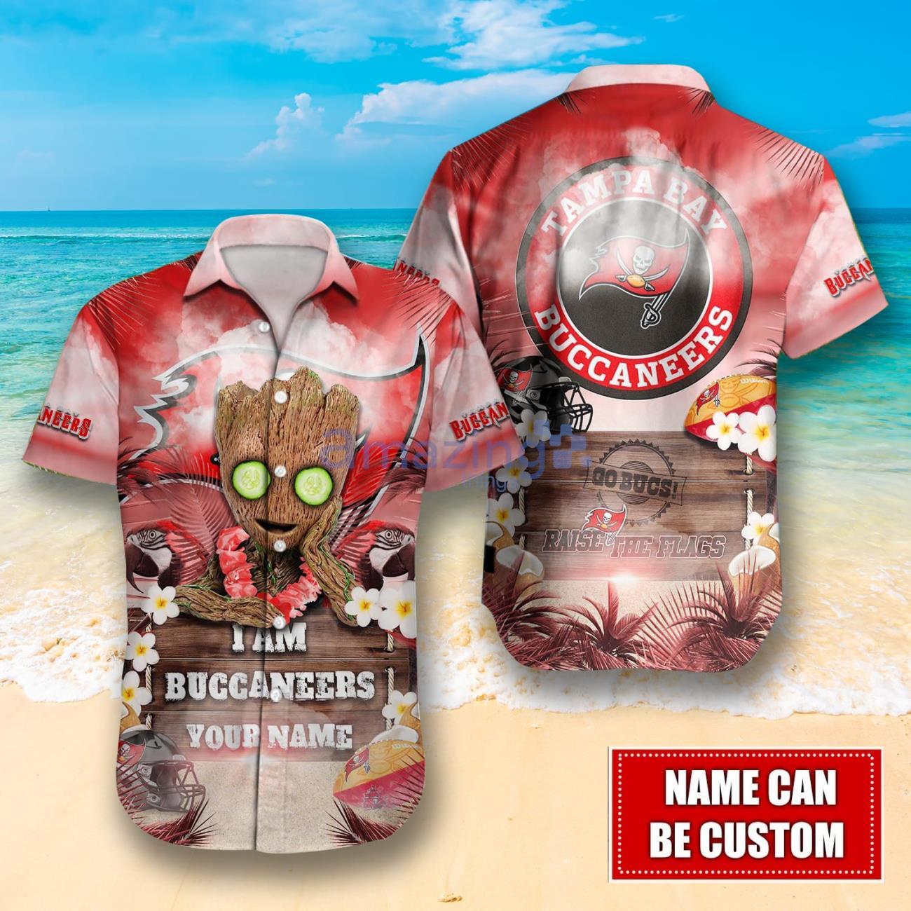 Personalized Name Tampa Bay Buccaneers NFL Luxury Flower Summer Football Hawaiian  Shirt - Bring Your Ideas, Thoughts And Imaginations Into Reality Today