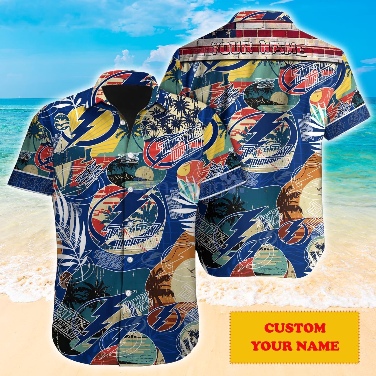 Tampa Bay Lightning NHL Personalized Hawaiian Shirt Gift For Fans