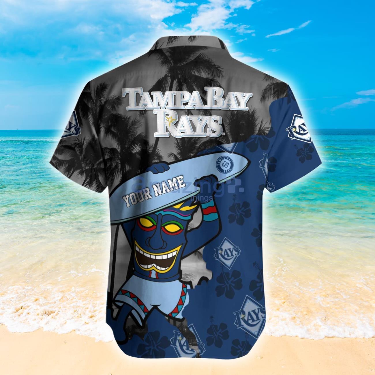 MLB Tampa Bay Rays Custom Name Number Mix Jersey Sweatshirt