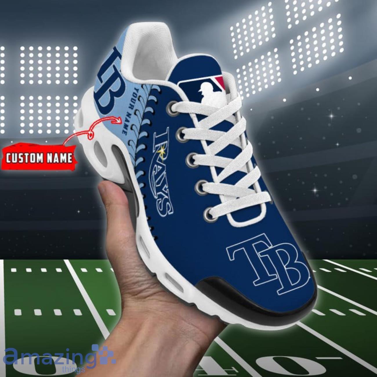 Tampa Bay Rays MLB Premium Air Cushion Sports Shoes Custom Name Cool For Fans Product Photo 1