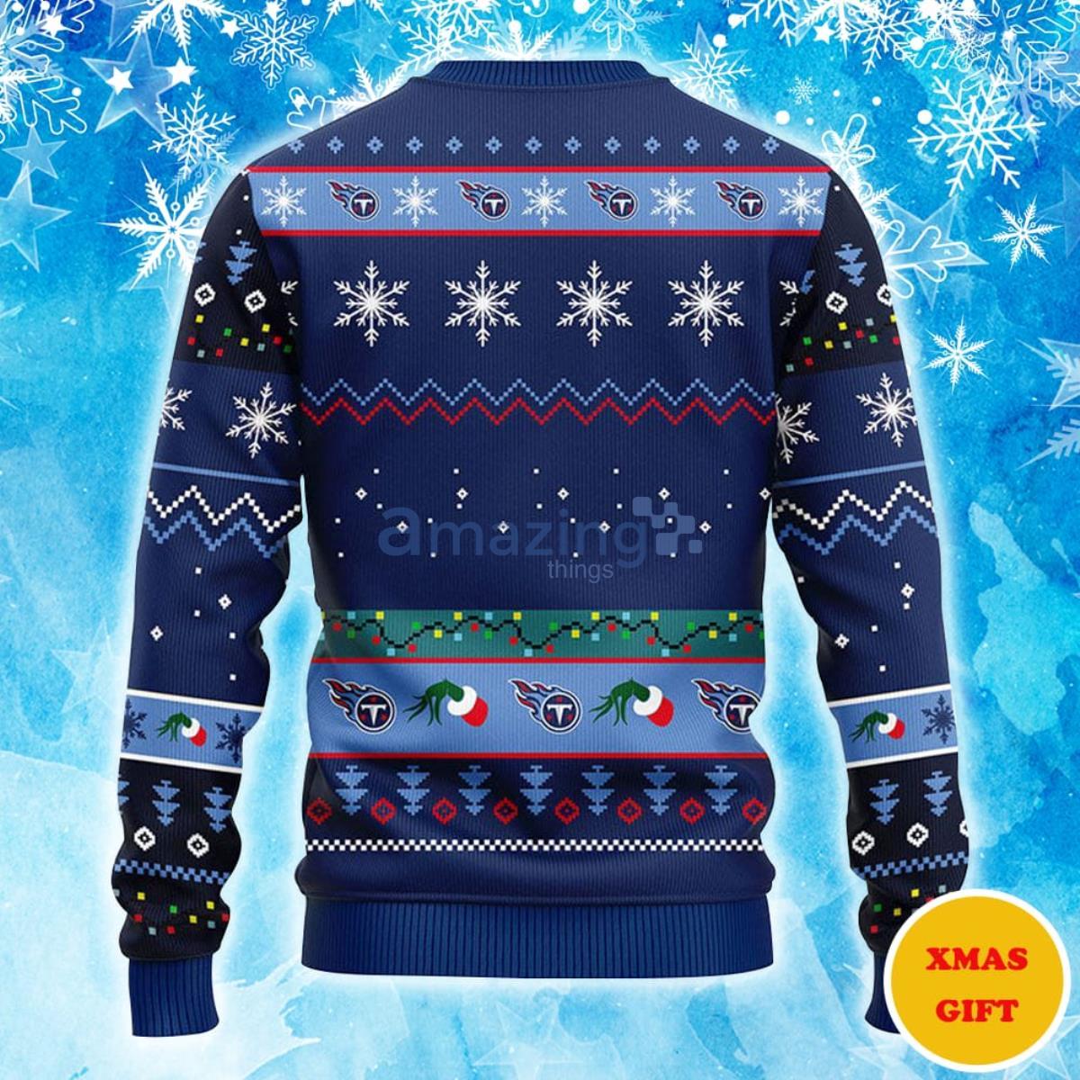 Tennessee Titans 12 Grinch Xmas Day Christmas AOP Sweater