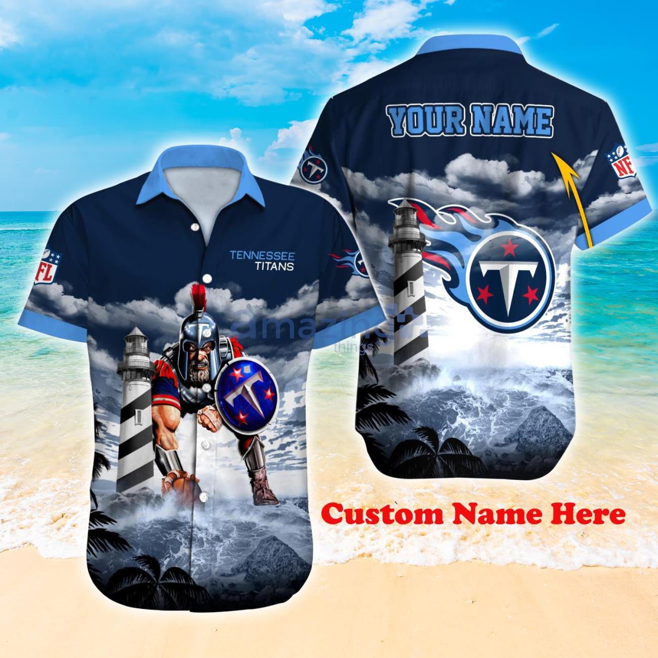 Tennessee Titans Baseball Jerseys - Polynesian Design Tennessee Titans Shirts Navy