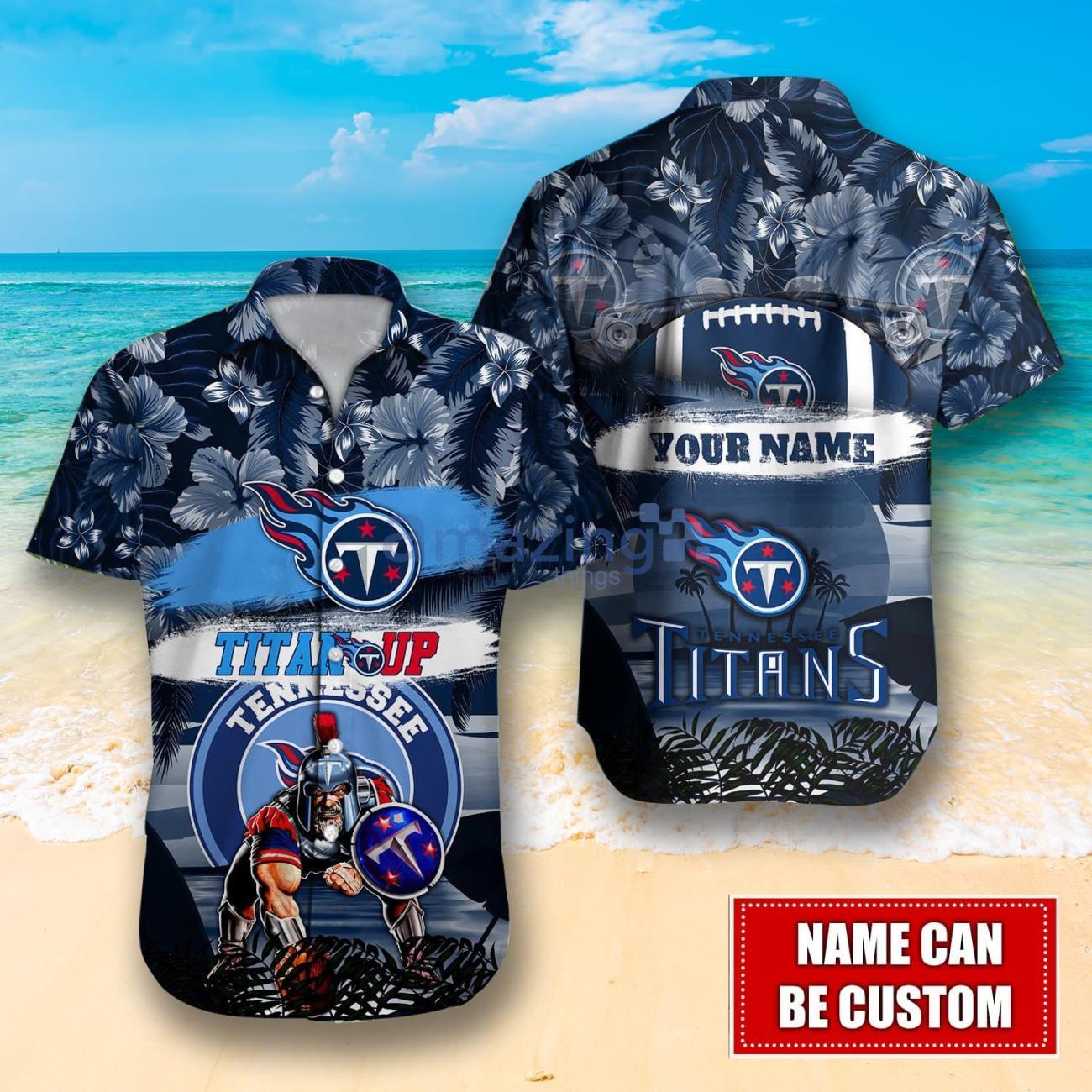 Tennessee Titans Nfl Hawaiian Shirts And Shorts For Fans-1