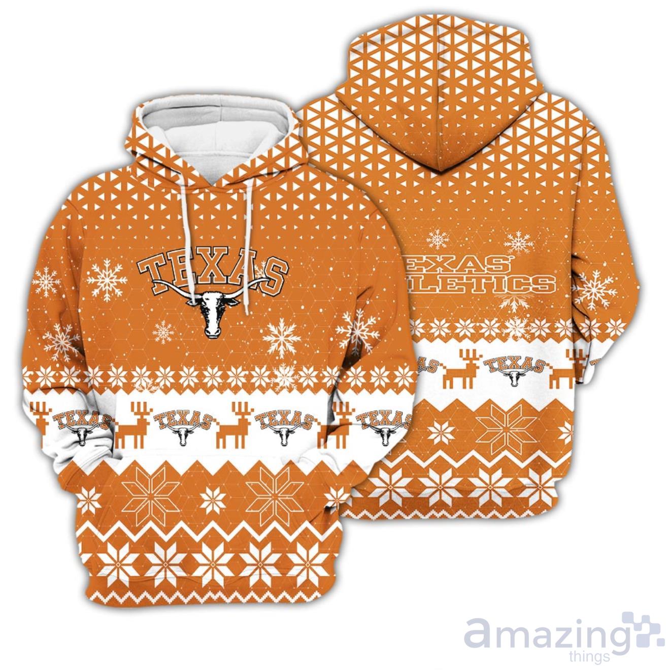 Texas Longhorns Sports 3D Hoodie Christmas Sweater Product Photo 1